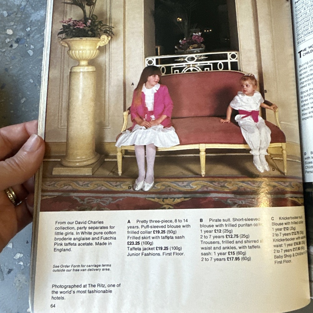 Harrods Magazine Spring/Summer 1982 FASHION  Shopping Catalog - Picture 3 of 6